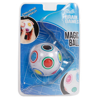 Hlavolam barevný míček plast 6,5cm
