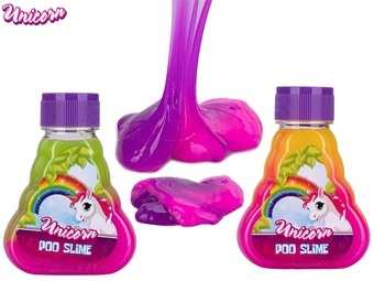 Unicorn lejno jednorožce 10,5cm s duhovým slizem 140g různé druhy