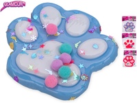 Glamour mega kočičí tlapka strečová 12,5cm s flitry