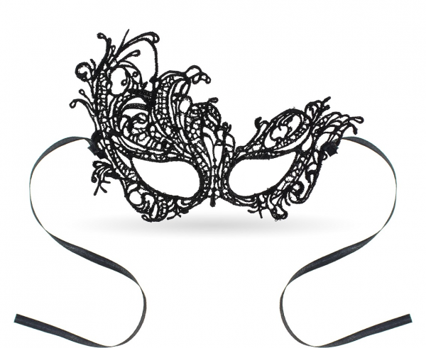 Maska Karneval černá benátská noc