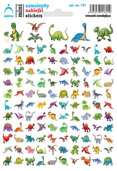 Minisamolepky školní Dinosauři