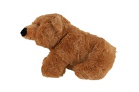 Medvěd hnědý plyš 20x13cm plněný kuličkami 0m+