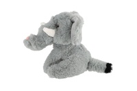 Slon sedící plyš 17cm šedivý 0m+