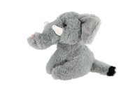 Slon sedící plyš 17cm šedivý 0m+