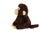 Opice sedící plyš 16cm hnědá 0m+