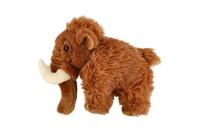 Mamut plyš 10x17cm hnědý 0m+