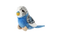 Andulka vlnkovaná plyš 13cm modrá 0m+