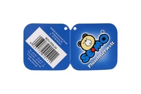 Andulka vlnkovaná plyš 13cm modrá 0m+