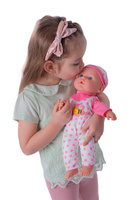 Miminko nemocné měkké tělo 36cm s doplňky se zvukem a světlem