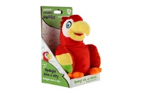 Papoušek Jaroušek opakující věty plyšový 16cm