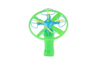 Vystřelovací vrtulka + startér plast 10cm 2 barvy v kartě