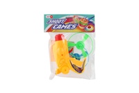 Vystřelovací vrtulka + startér pistole plast 12cm 3 barvy v sáčku