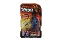 Figurka ninja plast 10cm s doplňky mix druhů na kartě 15,5x25,5x4cm