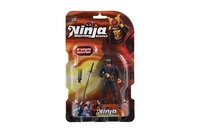 Figurka ninja plast 10cm s doplňky mix druhů na kartě 15,5x25,5x4cm