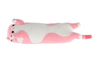 Kočka ležící plyšová 65x18cm