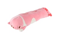 Kočka ležící plyšová 50x15cm