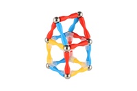 Magnetická stavebnice 77ks plast/kov v krabici 24,5x18x4cm