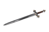 Meč rytířský plast 72cm na kartě