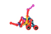 Stavebnice kostky plast 2 barvy v sáčku 24,5x23cm