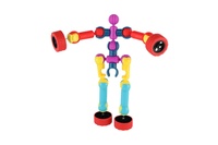 Stavebnice kostky plast 2 barvy v sáčku 24,5x23cm