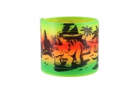 Spirála/pružina dinosaurus plast průměr 7,5cm v sáčku 12ks v boxu
