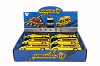 Auto ambulance záchranáři 15cm se světlem se zvukem na zpětné natažení