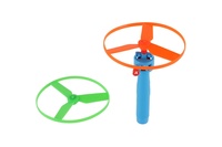 Vystřelovací vrtulka + startér plast 9cm asst 2 barvy v sáčku