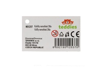 Kuličky cvrnkací nerozbitné barevné 20ks plast 1,5 cm 3 barvy látkového pytlíčku