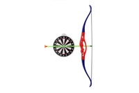 Luk+4 šípy s přísavkami plast 57cm na kartě