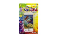 Mobil/telefon plast 13cm na baterie se světlem se zvukem mix druhů na kartě