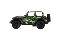 Auto Kinsmart Jeep Wrangler Camo Edition kov/plast 13cm na zpětné natažení Různé druhy