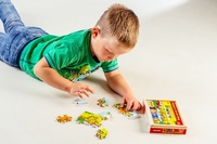 Puzzle dřevěné Moje první zvířátka 4x12 dílků