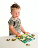 Dřevěná vkládačka Moje první lesní zvířátka 6ks