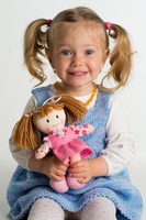 Panenka Verunka látková plyš česky mluvící 20cm