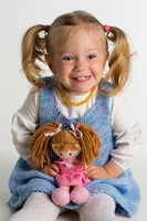 Panenka Verunka látková plyš česky mluvící 20cm