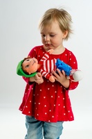 Panenka látková plyš Kluk Honzík 30cm česky mluvící