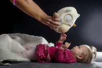 Sovička Usínáček plyš 25cm se světlem a zvukem