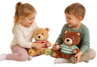 Medvěd Tedík česky mluvící plyš 22x25cm na baterie v krabici 12m+
