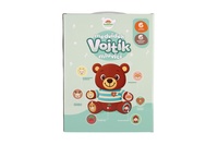 Medvěd Vojtík pohádkový česky mluvící plyš 22x23cm na baterie v krabici 12m+