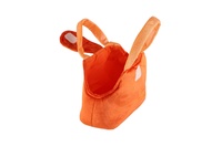 Pes/Pejsek v kabelce/tašce oranžové plyš 19x17cm v sáčku