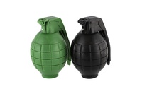 Ruční granát plast 10cm na baterie se zvukem se světlem 2 barvy na kartě