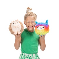 Míček zvířátko nafukovací plyš 15cm mix druhů v sáčku 12m+
