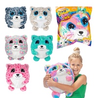 Míček zvířátko nafukovací plyšový 30cm různé druhy