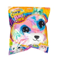 Míček zvířátko nafukovací plyšový 30cm různé druhy