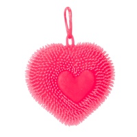 Přívěsek srdce antistresové mačkací silikon 11cm