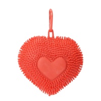 Přívěsek srdce antistresové mačkací silikon 11cm