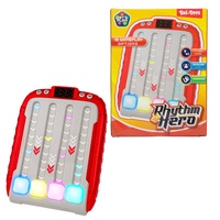 Digitální hra hlavolam plast 11x15cm na baterie se zvukem 3 barvy v krabičce 11,5x15cm