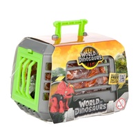 Dinosaurus skládací v kleci plast mix druhů