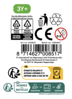 Vodní pistole stříkací plast 30cm 2 barvy