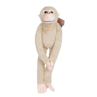 Opice plyš 55cm se suchým zipem 3 barvy 24m+